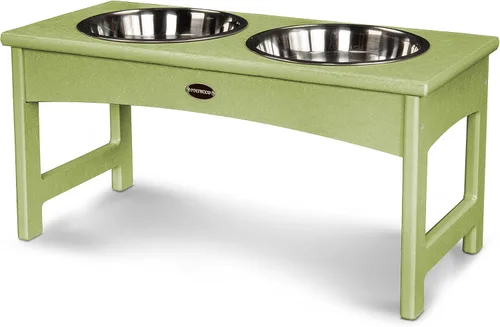 Vista 4 de POLYWOOD® Comedero para mascotas, color negro