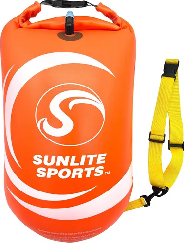 Vista 8 de Sunlite Sports Boya de natación de alta calidad, altamente visible, impermeable, de seguridad, flotador, entrenamiento para natación en aguas