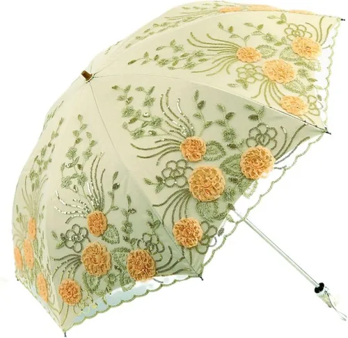 Vista 75 de Honeystore - Parasoles de encaje de flores para fiesta de boda, paraguas nupcial de encaje