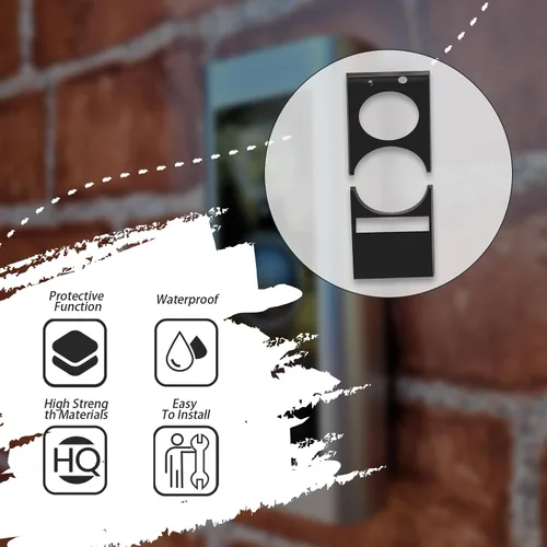 Vista 7 de Protector de pantalla de repuesto compatible con Ring Doorbell Pro versión anterior (1 unidad)