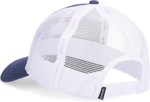 Vista 2 de Simms Trout Icon Trucker - Gorra de béisbol Snapback con pez trucha