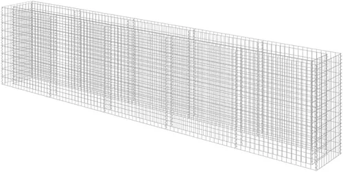 Vista 12 de vidaXL Gabion - Cama elevada de acero galvanizado 35.4"x19.7"x39.4