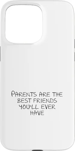Vista 27 de iPhone XR Parents are the best friends you'll ever have Case