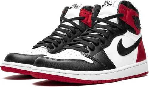 Vista 2 de Jordan WMNS Air 1 High OG CD0461 016 - Punta negra satinada para mujer, talla 6.5 W, Negro