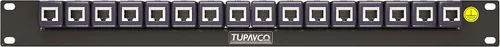 Vista 8 de Protector contra sobretensiones Ethernet de montaje en rack de 19" (16 puertos) - Tupavco TP316 Compatibilidad con PoE+ y Gigabit (1000 Mbps)