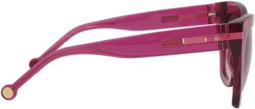 Vista 3 de Gafas de sol CH de Carolina Herrera SHE 831 borgoña 01BV Burgundy Lens-55 Bridge-20 B-47 ED-62 Temple-140