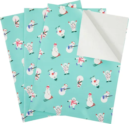 Vista 13 de The Gift Wrap Company 58-189227 Juego de hojas de papel para envolver regalos con diseño de animales de fiesta, 30 x 23 pulgadas, multicolor, 3