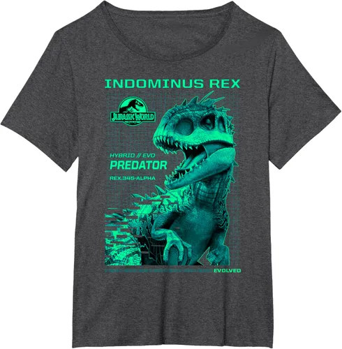 Vista 29 de Jurassic World Indominus Rex Hybrid Predator T-Shirt Small Negro