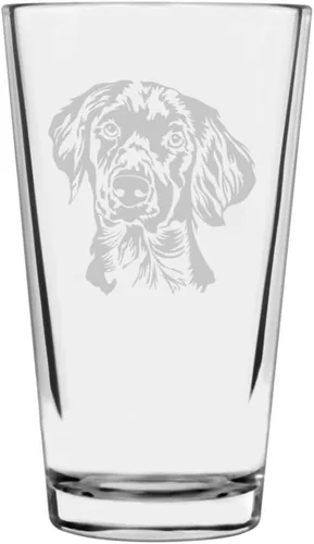 Vista 18 de Podenco Canario - Vaso de pinta de 16 onzas con temática de perro personalizado