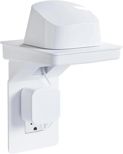 Vista 10 de Estante Echogear para tomas estándar - Almacenamiento de cables integrado y espacio para enchufes voluminosos - Instalación rápida con herrajes