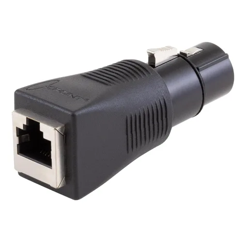 Vista 4 de CPoint XLR RJ45 - Adaptador CPoint XLR RJ45 Ethernet a DMX512, convertidor de cable hembra de 3 pines, XLRJ45-3F