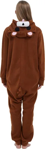 Vista 6 de SAMGU Adult Onesie Animal Halloween Cosplay Costume One Piece Pajamas for Women and Men