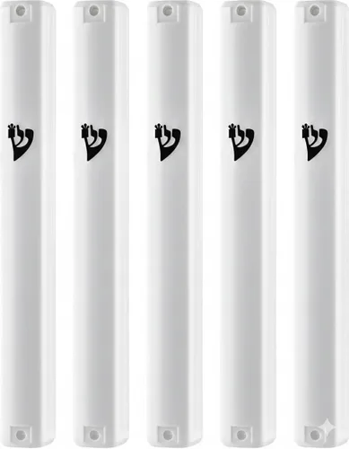 Vista 12 de SUPER STAM MEZUZAH CASE Holder (shidell) - Rectángulo de plástico con forma rectangular plateada impermeable caucho corcho lote de 5