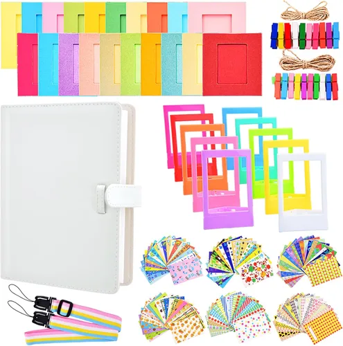 Vista 13 de Sunmns - Kit de accesorios para álbum Instax Mini, color negro