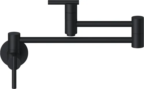 Vista 12 de Gerber Parma - Grifo de llenado de ollas para montaje en pared, para estufa de cocina con boquilla articulada de 22 pulgadas, válvulas de cierre