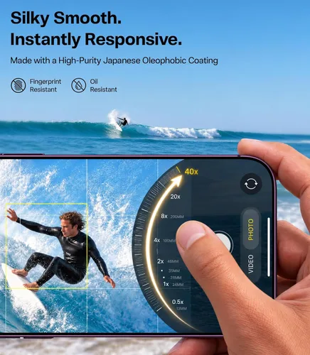 Vista 8 de TORRAS SunView AR Ultra - Protector de pantalla para iPhone 18 Pro/17 Pro