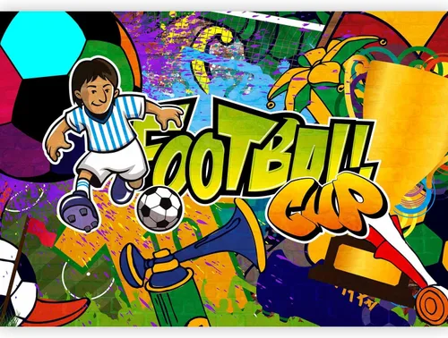 Vista 24 de artgeist Mural de pared Fútbol de 77 x 55 pulgadas, papel tapiz autoadhesivo extraíble, gran calcomanía, decoración de pared, diseño de imagen