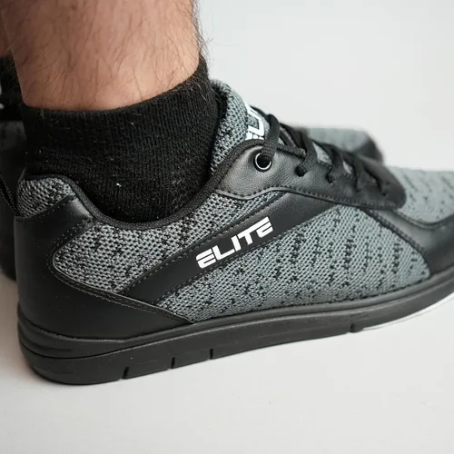 Vista 3 de ELITE Pinnacle Athletic - Zapatos de bolos con cordones para hombre con suela deslizante universal para jugadores diestros o zurdos