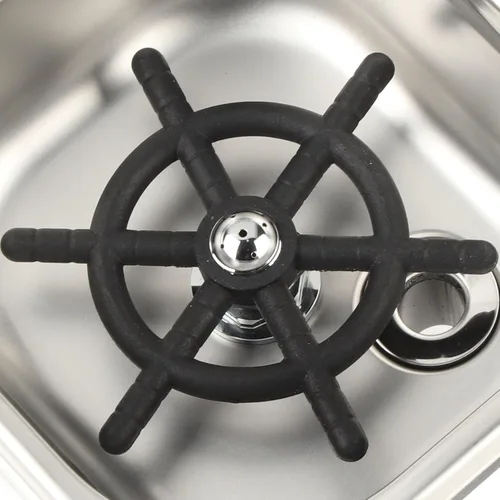 Vista 6 de FLEXMAN Enjuagadora automática de vidrio para fregadero, lavadora automática de vasos de acero inoxidable con rosca G1/2, herramienta de limpieza