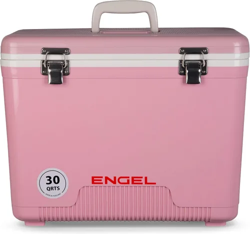 Vista 13 de Engel UC30 30qt a prueba de fugas, hermético, enfriador de caja de secado y caja de almuerzo rígida Azul