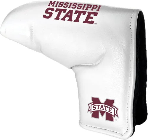Vista 5 de Team Golf NCAA Team Golf NCAA Tour Blade Putter Cover (blanca), se adapta a la mayoría de putters de cuchilla, Scotty Cameron, Taylormade, Odyssey