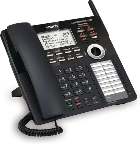 Vista 8 de VTech Accesorio de auricular para VTech AM18447 Small Business System, negro (paquete de 4)