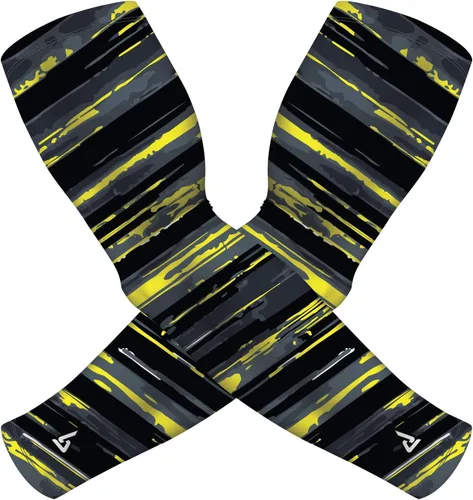 Vista 22 de B-Driven Sports Mangas de compresión de enfriamiento para hombres, mujeres y jóvenes, protección UV del antebrazo, soporte deportivo (1 par)