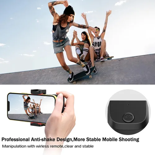 Vista 3 de ULANZI VL49 RGB Video Light + ULANZI CG02 - Mango de obturador de cámara para smartphone sin graduación