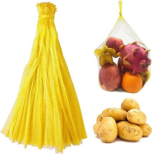 Vista 8 de 100 piezas de 24 pulgadas Bolsas de malla reutilizables para productos, bolsas de hervir para mariscos para cangrejo, almeja, langostino, bolsa