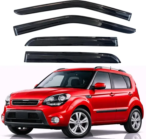 Vista 51 de KPY Protector de lluvia compatible con Toyota RAV4 1996-2000 (4 puertas), 4PC Visera de ventana Deflectores de ventilación de ventana lateral