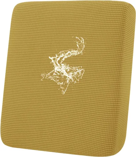Vista 121 de Fundas impermeables para sofá seccional, fundas de cojín antideslizantes para sofá Ajuste seccional en forma de L, tela jacquard elástica, parte
