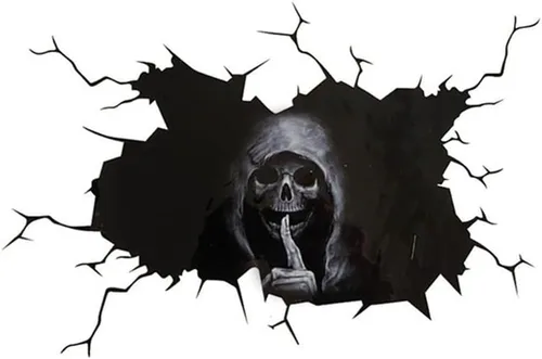 Vista 5 de Calcomanías de calaveras de muerte silenciosa para auto camión