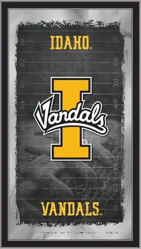 Vista 117 de Espejo de fútbol Appalachian State de 15" x 26" por Holland Bar Stool Company Appalachian State University