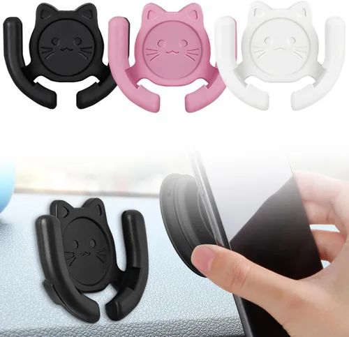 Vista 25 de Soporte multisuperficie para automóvil, paquete de 2 unidades compatible con soportes Popsocket, accesorios de soporte de dispositivos manos libres