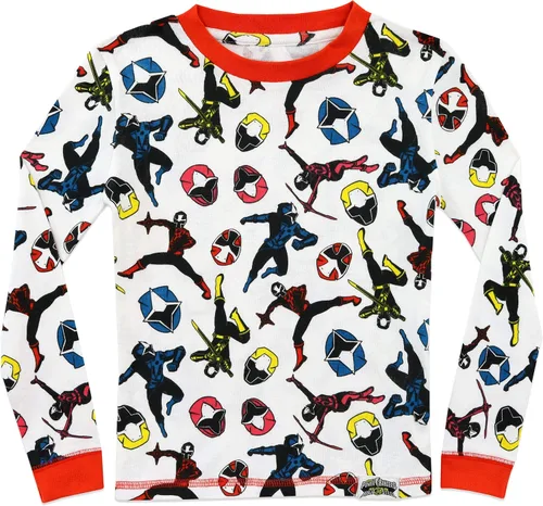 Vista 2 de Power Rangers Pijama Ninja de acero para niño