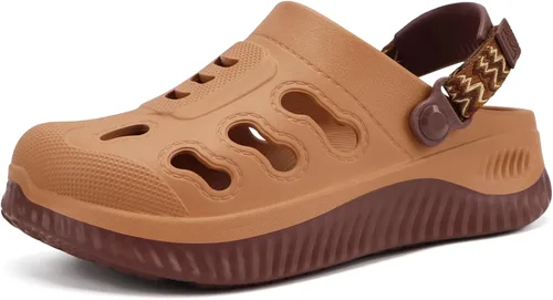 Vista 15 de KuaiLu Zuecos clásicos de recuperación para mujer, cómodas sandalias acolchadas para caminar, para aliviar la fascitis plantar, sandalias