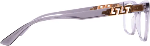 Vista 3 de Gafas graduadas Versace VE 3319 593 Transparente Gris, Gris transparente