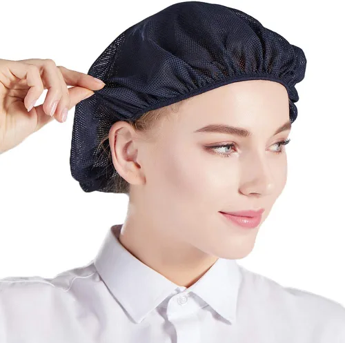 Vista 3 de Nanxson 5pcs Unisex Mob Tapas de malla Industrial taller de trabajo de protección elástica cocina sombreros Red de pelo cf9023
