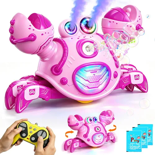 Vista 9 de Remote Control Crab Toy for Boys 4 Years Old, Cool Boys Gifts for Ages 4-7 Blue