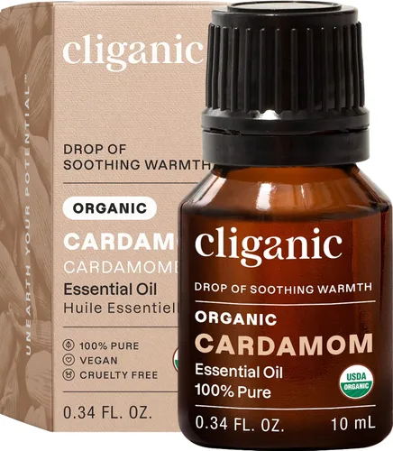 Vista 37 de Cliganic Aceite esencial de albahaca orgánica, 100% puro y natural para aromaterapia Con verificación sin OMG