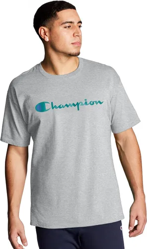 Vista 3 de Champion mens Classic T Shirt, Multi Color Script