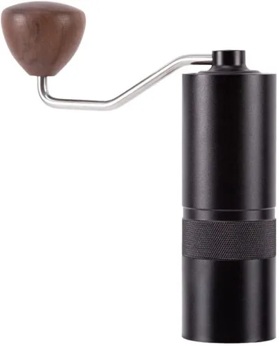 Vista 2 de Molinillo de café manual con ajustes ajustables, molinillo de café de manivela, molinillo portátil con eficiencia de molienda más rápida, espresso a