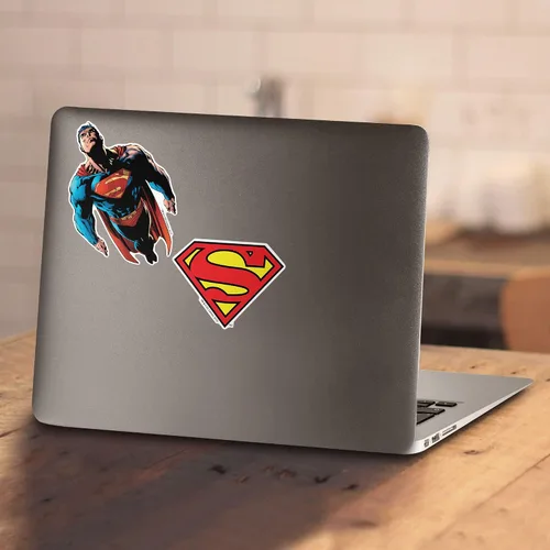 Vista 4 de Popfunk Superman Winged S Shield Logo All Over T Shirt