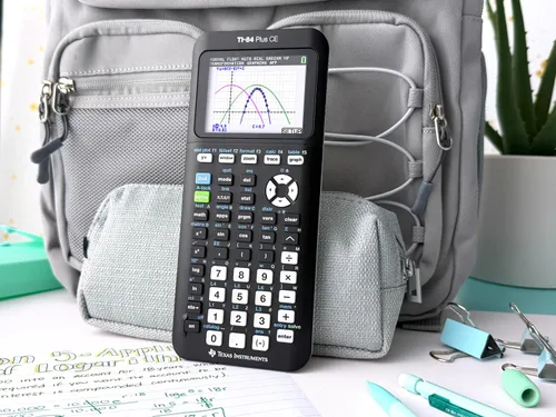 Vista 8 de Calculadora gráfica TI84PLSCEBLUBRY de Texas Instruments, Negro