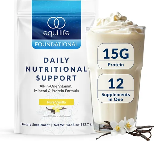 Vista 9 de Equilife - Multivitamínico diario de apoyo nutricional, chocolate, 14 porciones