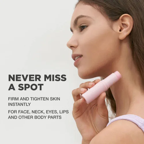 Vista 7 de Paquete de crema reafirmante de hibisco y miel y bálsamo múltiple Crema reafirmante de hibisco y miel y bálsamo multibarra para cara, cuello, ojos