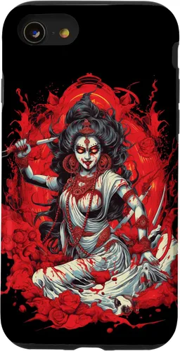 Vista 18 de iPhone 16 Kali Goddess of Death, Time and Doomsday Hindu God Occult Case