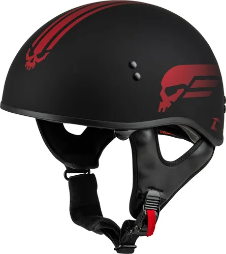 Vista 21 de GMAX Medio casco de retribución HH-65 - Aprobado por FMVSS 218