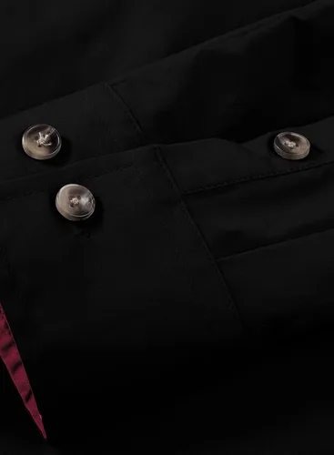 Vista 9 de JMIERR Camisa de vestir casual para hombre, camisas de manga larga con botones, camisas ajustadas de algodón