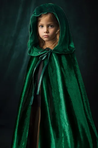 Vista 4 de Capa de terciopelo para niños, capa con capucha de 55 pulgadas, capa extra larga para juegos de rol para 8 a 18 años